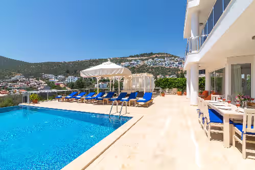 Pool at Magnificent Private Villa with Heated Pool, Boutique Spa and Spectacular Views