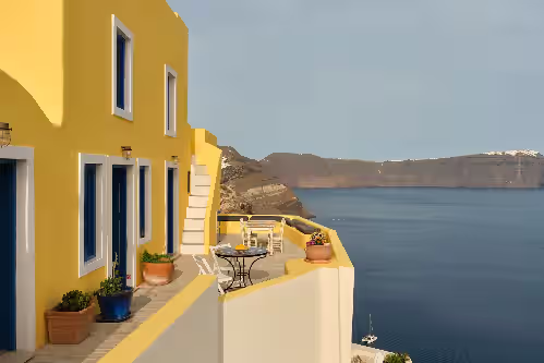 Ilivatos Elegant Villa on the Caldera's Edge