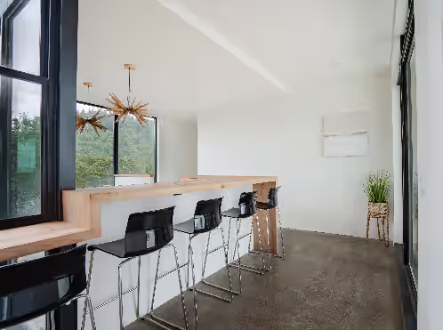 Interior at Forest Edge Beach House: New Oceanfront Luxury