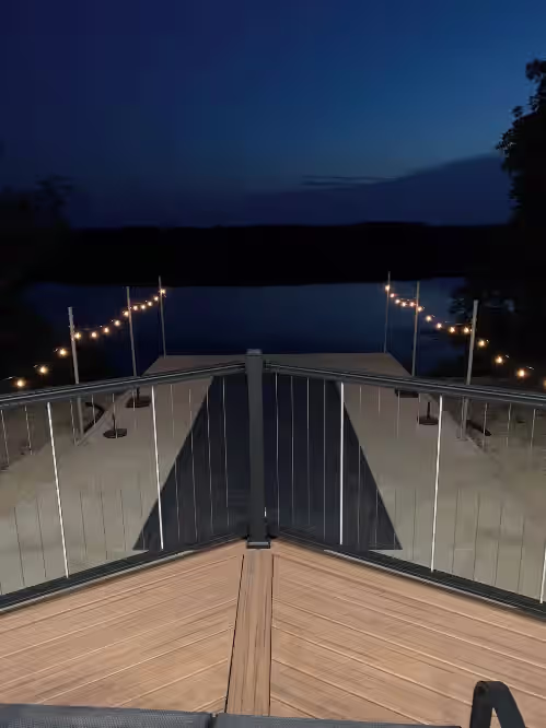 Cedar Lake Property on the water with in-ground pool, photo 3