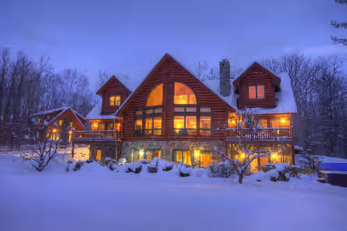 Most Luxurious Log Estate—10 BR's, Pool, Hot Tub, Total Privacy & Lake Access, photo 2