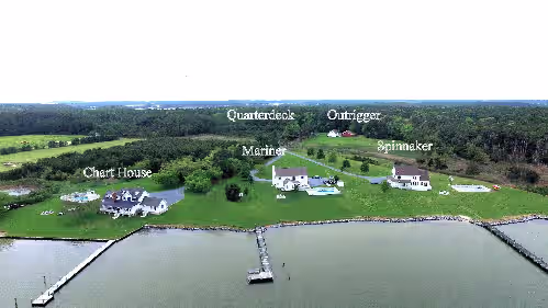 Weddings/Reunions/Corp & Private Retreats 22 Acre Chesapeake Waterfront Estate