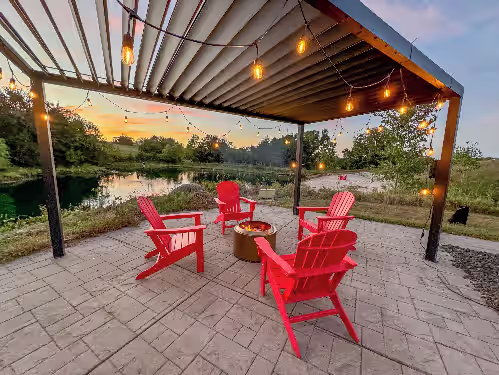Spacious & Picturesque with Indoor Basketball/Pickleball Court, Hot Tub, Private Beach, Pond, & Fire Pits, photo 3